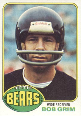 1976 Topps Bob Grim #124 Football Card