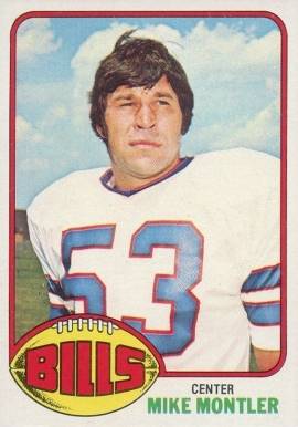 1976 Topps Mike Montler #142 Football Card