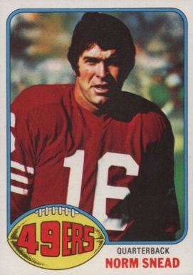 1976 Topps Norm Snead #163 Football Card