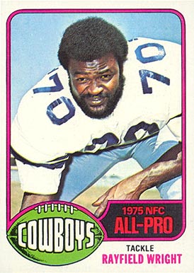 1976 Topps Rayfield Wright #190 Football Card