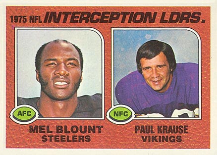 1976 Topps Interception Leaders #205 Football Card