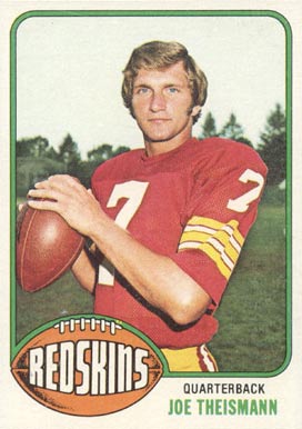 1976 Topps Joe Theismann #231 Football Card