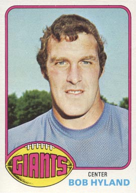 1976 Topps Bob Hyland #236 Football Card