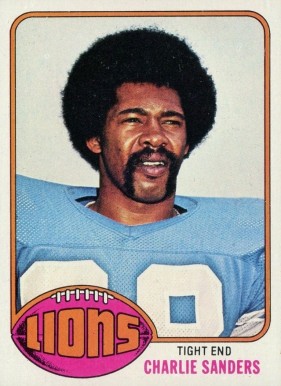 1976 Topps Charlie Sanders #265 Football Card