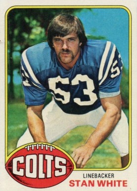 1976 Topps Stan White #312 Football Card