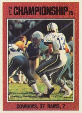 1976 Topps NFC Championship #331 Football Card