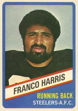 1976 Wonder Bread Franco Harris #3 Football Card