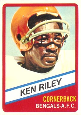 1976 Wonder Bread Ken Riley #23 Football Card