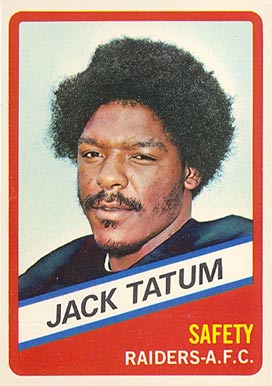 1976 Wonder Bread Jack Tatum #20 Football Card