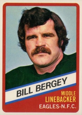 1976 Wonder Bread Bill Bergey #17 Football Card