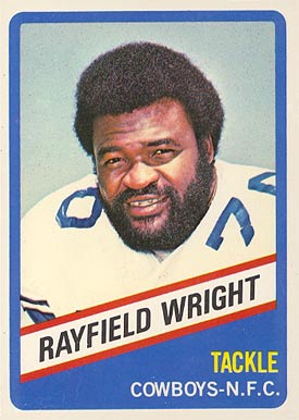 1976 Wonder Bread Rayfield Wright #8 Football Card