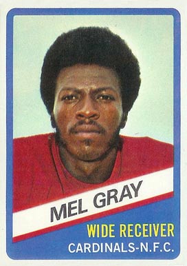 1976 Wonder Bread Mel Gray #4 Football Card