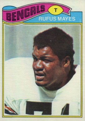 1977 Topps Rufus Mayes #28 Football Card