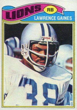 1977 Topps Lawrence Gaines #21 Football Card