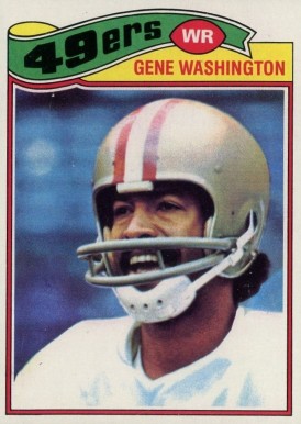 1977 Topps Gene Washington #156 Football Card