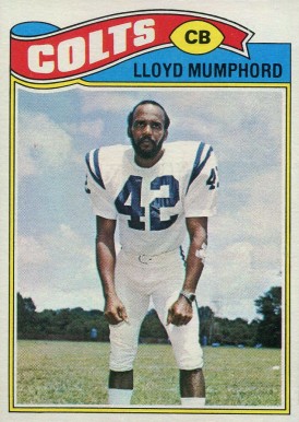 1977 Topps Lloyd Mumphord #153 Football Card