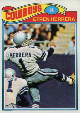 1977 Topps Efren Herrera #102 Football Card