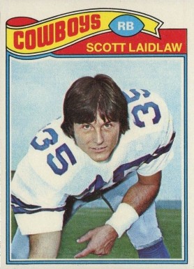 1977 Topps Scott Laidlaw #76 Football Card