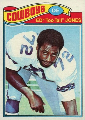 1977 Topps Ed "Too Tall" Jones #314 Football Card