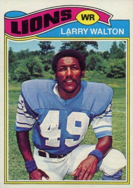 1977 Topps Larry Walton #286 Football Card