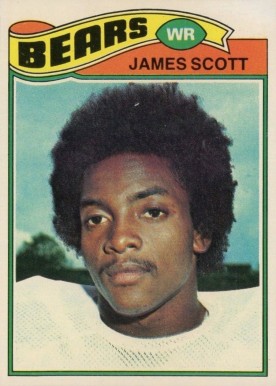 1977 Topps James Scott #424 Football Card