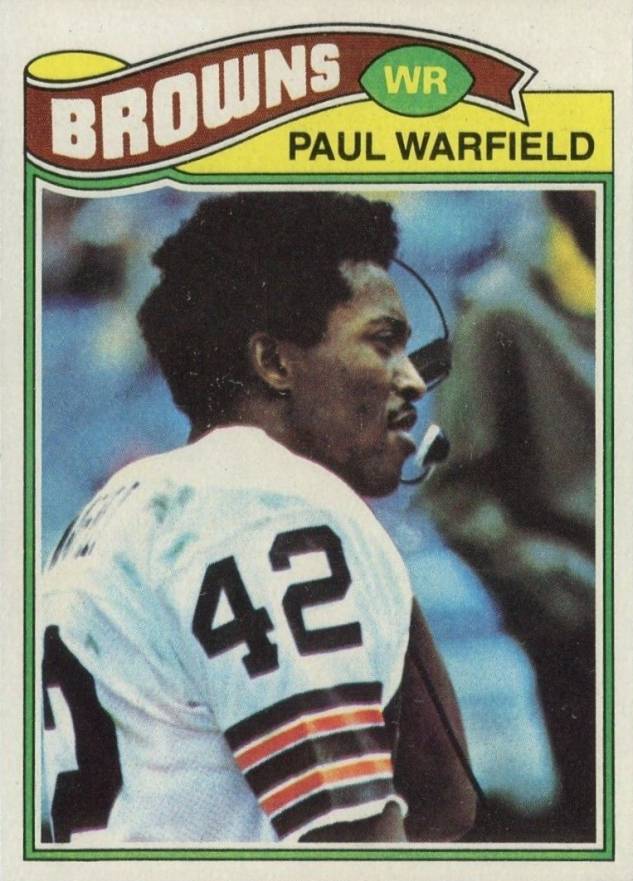 1977 Topps Paul Warfield #185 Football Card
