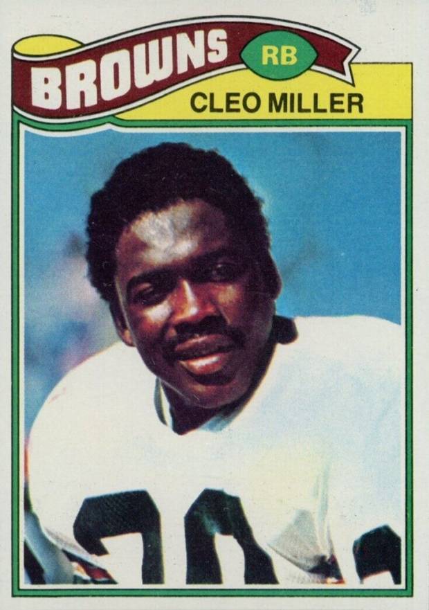 1977 Topps Cleo Miller #92 Football Card