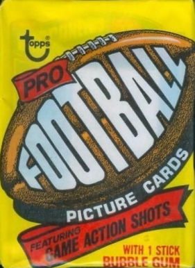 1977 Topps Wax Pack #WP Football Card