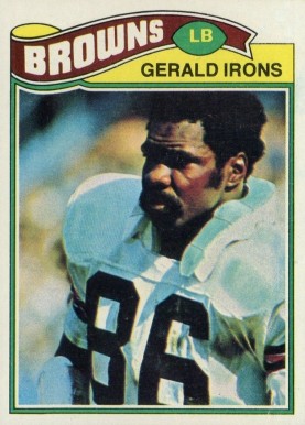 1977 Topps Gerald Irons #517 Football Card