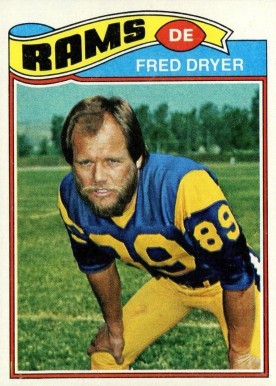 1977 Topps Fred Dryer #513 Football Card