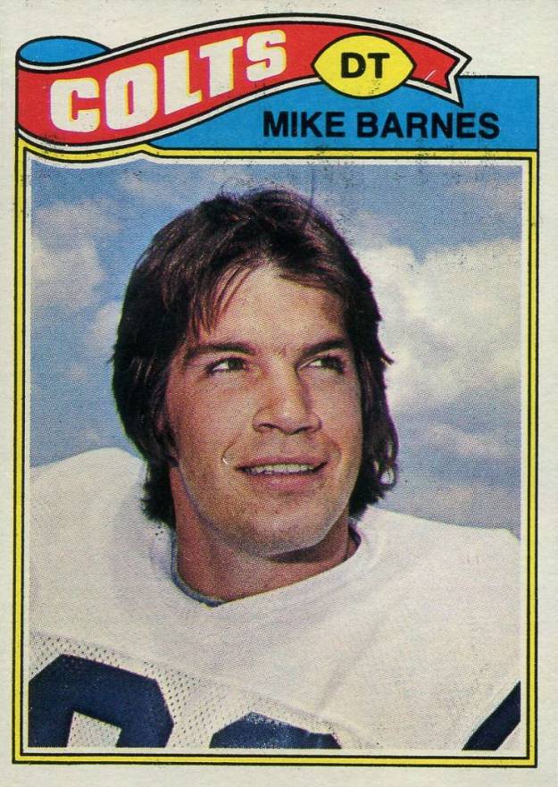 1977 Topps Mike Barnes #503 Football Card