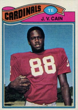 1977 Topps J.V. Cain #504 Football Card