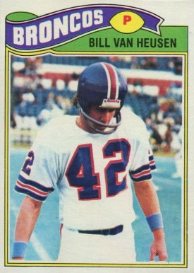 1977 Topps Bill Van Heusen #497 Football Card