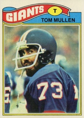 1977 Topps Tom Mullen #483 Football Card