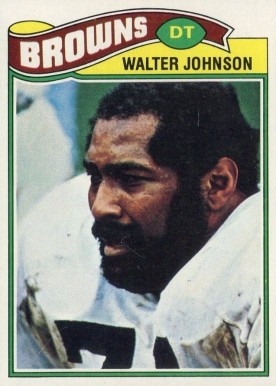 1977 Topps Walter Johnson #476 Football Card