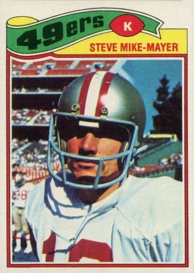 1977 Topps Steve Mike-Mayer #474 Football Card
