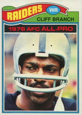1977 Topps Cliff Branch #470 Football Card