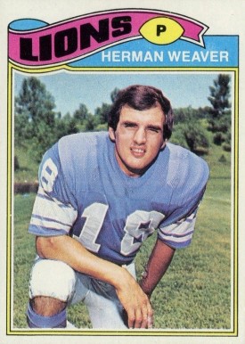 1977 Topps Herman Weaver #462 Football Card