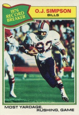 1977 Topps O.J. Simpson #453 Football Card