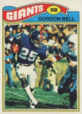 1977 Topps Gordon Bell #388 Football Card
