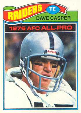 1977 Topps Dave Casper #380 Football Card