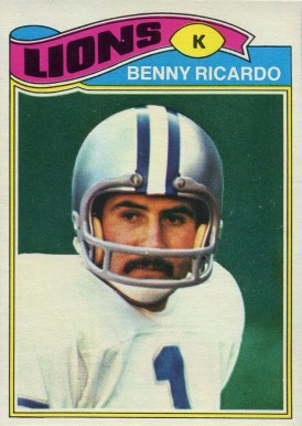 1977 Topps Benny Ricardo #374 Football Card