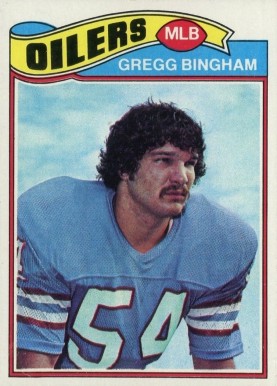 1977 Topps Gregg Bingham #366 Football Card