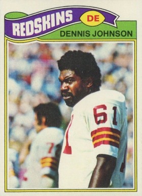 1977 Topps Dennis Johnson #349 Football Card