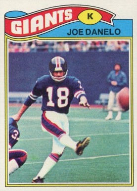 1977 Topps Joe Danelo #346 Football Card