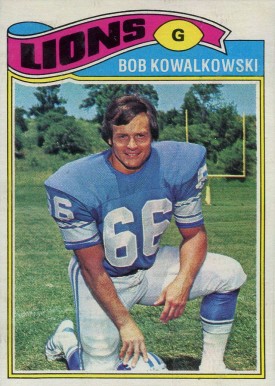 1977 Topps Bob Kowalkowski #344 Football Card