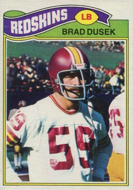 1977 Topps Brad Dusek #329 Football Card