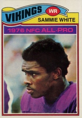 1977 Topps Sammie White #340 Football Card