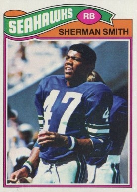 1977 Topps Sherman Smith #337 Football Card