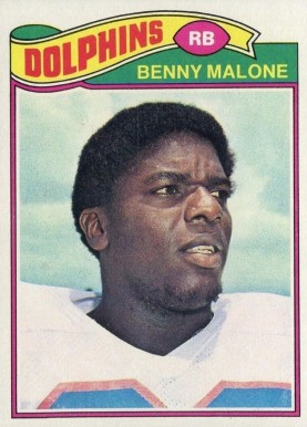 1977 Topps Benny Malone #316 Football Card